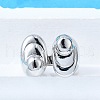 Brass Cuff Rings for Women RJEW-G347-03P-2