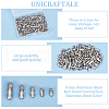 Unicraftale 304 Stainless Steel Ball Chain Connectors STAS-UN0011-58P-5