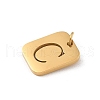 304 Stainless Steel Charms STAS-R001-01G-C-2