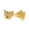 Brass Clear Cubic Zirconia Beads KK-Q081-13B-MG-2