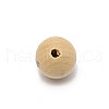 Schima Wood European Beads WOOD-WH0115-65A-2