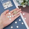 SUPERFINDINGS 100Pcs Brass Stamping Blank Tag Charms KK-FH0002-60S-3