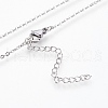 304 Stainless Steel Pendant  Necklaces NJEW-P224-16-3