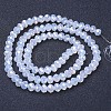 Electroplate Glass Beads Strands EGLA-A034-J4mm-B06-2