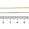 Ion Plating(IP) 304 Stainless Steel Serpentine Chain Necklace for Men Women NJEW-G076-01A-G-2