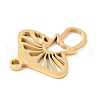 201 Stainless Steel Pendants STAS-E015-10G-3