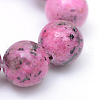 Natural Sesame Jasper/Kiwi Jasper Bead Strands X-G-R345-6mm-13-4