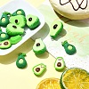 15Pcs 3 Styles Opaque Resin Fruit Pendants RESI-YW0001-72-4