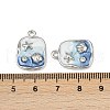 Alloy Rhinestone Pendants PALLOY-P311-02P-3