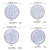 4Pcs Food Grade DIY Coaster Silicone Molds PW-WGC3B00-01-3
