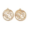 Brass Pendants KK-Q785-04G-1