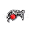 Gothic Rack Plating Alloy Pendants PALLOY-V002-12B-03-2