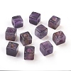 Natural Amethyst European Beads G-F580-B07-1