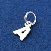 925 Sterling Silver Letter Charms STER-C012-01S-A-2