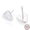 925 Sterling Silver Stud Earrings STER-T004-52S-4