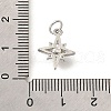 Brass Micro Pave Cubic Zirconia Pendants KK-V008-09P-3
