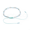 Adjustable Nylon Thread Braided Beaded Bracelets BJEW-JB04376-05-3