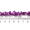 Electroplate Glass Beads Strands GLAA-P062-B01-4