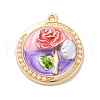 Alloy Enamel Pendants FIND-M060-14A-G01-1