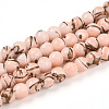 Baking Painted Glass Beads Strands DGLA-N010-6mm-02-1