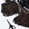 AHADERMAKER 3 Yards Tassel Fringe Faux Suede Ribbon FIND-GA0003-40-4