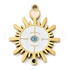304 Stainless Steel Pendants STAS-F315-07G-02-1