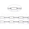 Brass Paperclip Chains X-CHC-S008-001B-P-1