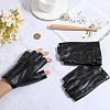 PU Leather Shalf-finger Gloves AJEW-WH20001-46-3