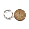 Textured Infinity 304 Stainless Steel Finger Ring for Women RJEW-L126-07B-P-5