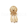 Brass European Beads KK-M318-02G-1