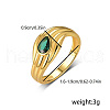 Brass Pave Cubic Zirconia Finger Rings for Women GZ1170-1-3