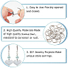 SOFPLATE 304 Stainless Steel Leverback Earring Findings STAS-SP0001-01B-6