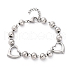 201 Stainless Steel Link Chain Bracelets BJEW-B078-172P-2