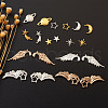 Zinc Alloy Cabochons & Links & Cabochon Enamel Settings PALLOY-TA0002-01-3