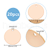 WADORN 20Pcs Copper Sheets KK-WR0001-24A-2