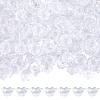 SOFPLATE 200Pcs Glass Bead Caps for Wind Chimes Making GLAA-SP0001-03B-1