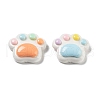 Opaque Resin Cabochons RESI-G084-06-2
