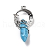 Synthetic Turquoise Pendants G-I0322-03P-02-3