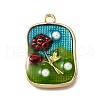 Alloy Enamel Pendants ENAM-K076-15A-G-1