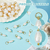 40Pcs 4 Styles Natural Cultured Freshwater Pearl Pendants PALLOY-PH01713-5