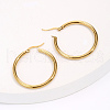 Classic Stainless Steel Hoop Earrings CJ9188-2