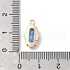 Brass Glass Charms KK-U061-10G-02-3