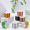 BENECREAT Matte Round Aluminum Wire AW-BC0003-30H-0.8mm-7