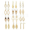 12Pairs Alloy Earring Sets FS-WGA2EC8-01-1