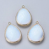 Faceted Opalite Pendants G-M356-C01-LG-1