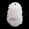Natural White Jade Carved Pendants G-S384-01H-1