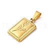 304 Stainless Steel Pendants for Necklaces STAS-L289-02G-2