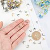 Unicraftale 120Pcs 3 Style 304 Stainless Steel Bead Tips STAS-UN0028-11-2
