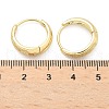 Textured Brass Hoop Earrings EJEW-Z102-20G-5