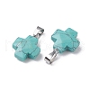 Synthetic Turquoise Pendants X-G-K359-02P-02-2